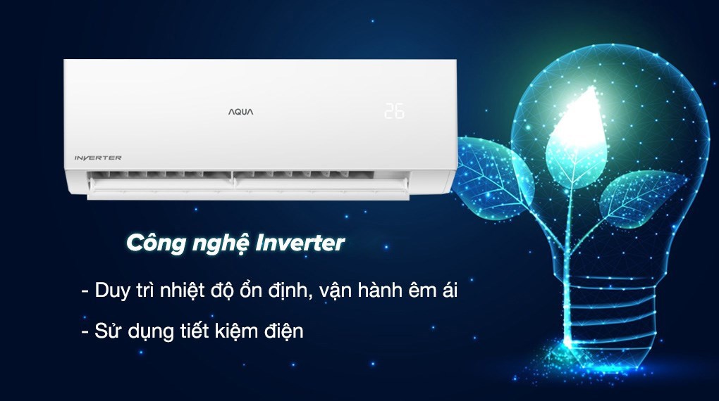Công nghệ inverter của Máy lạnh Aqua 2 HP inverter AQA-RV18QE