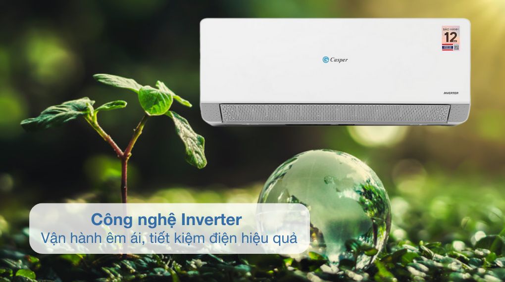 Máy lạnh Casper 1 HP inverter QC-09IU36
