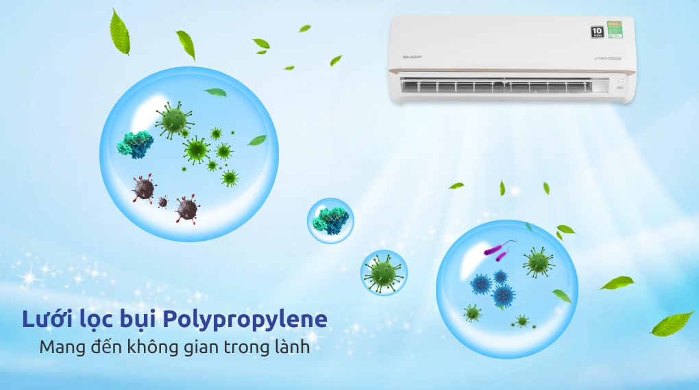 Lưới lọc của Máy lạnh Sharp 1 HP inverter AH-X10CEW