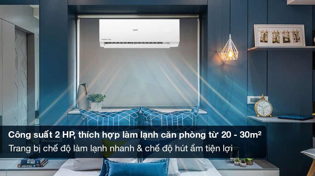Máy lạnh Aqua 2 HP inverter AQA-RV18QE