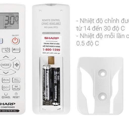 Máy lạnh Sharp 1.5 HP inverter AH-XP13CHW