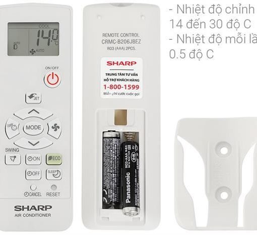 Máy lạnh Sharp 2 HP inverter AH-X18CEWC