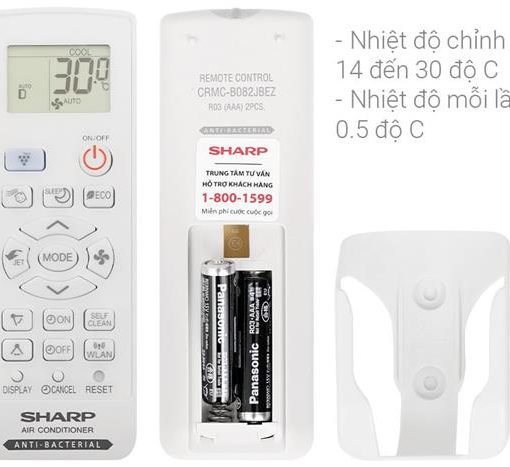 Máy lạnh Sharp 2 HP inverter AH-XP18CMW