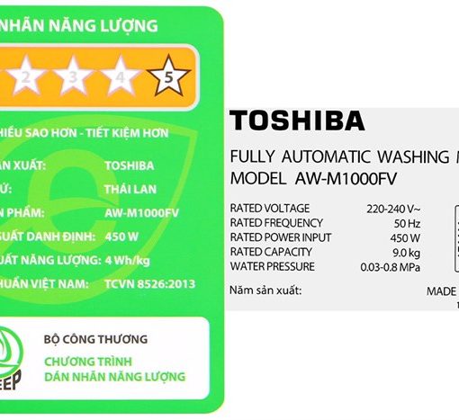Máy giặt Toshiba 9 kg AW-M1000FV(MK)