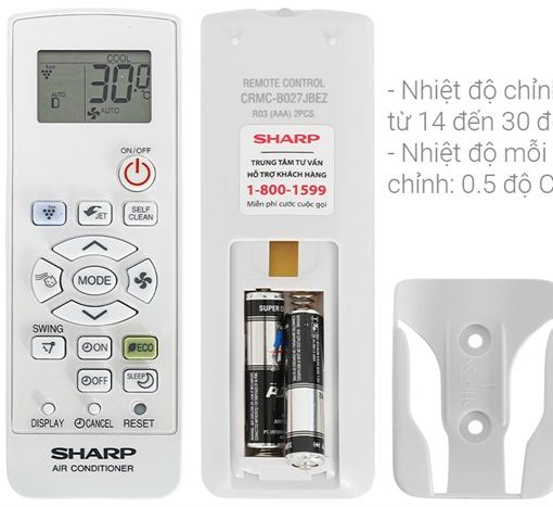 Máy lạnh Sharp 1 HP inverter AH-XP10BSW
