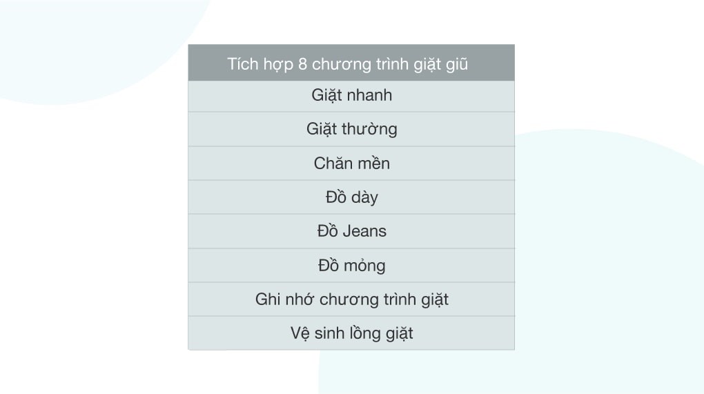 Tiện ích của máy giặt Toshiba 12 kg AW-DUK1300KV(SG)