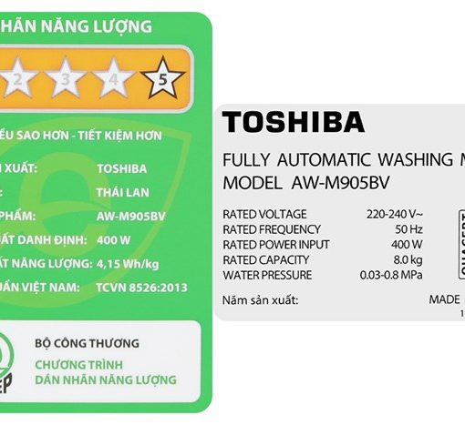 Máy giặt Toshiba 8 kg AW-M905BV(MK)