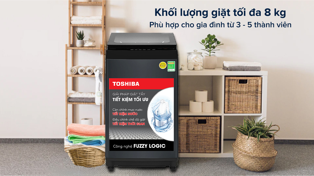 Máy giặt Toshiba 8 kg AW-M905BV(MK)